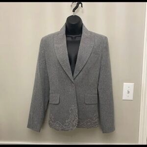 𝅺Together Blazer with Embroidery Detail